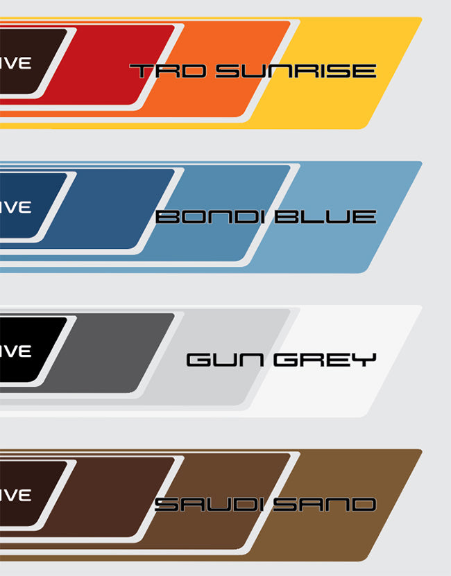 70 Series Land Cruiser Decal Body Stripe Kit (Cobar) - 71 Series (2023-)