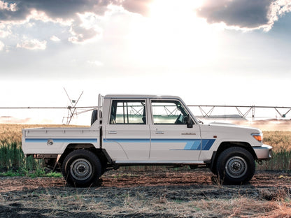 70 Series Land Cruiser Decal Body Stripe Kit (Broome) - 79 Series Dual Cab (2012-)