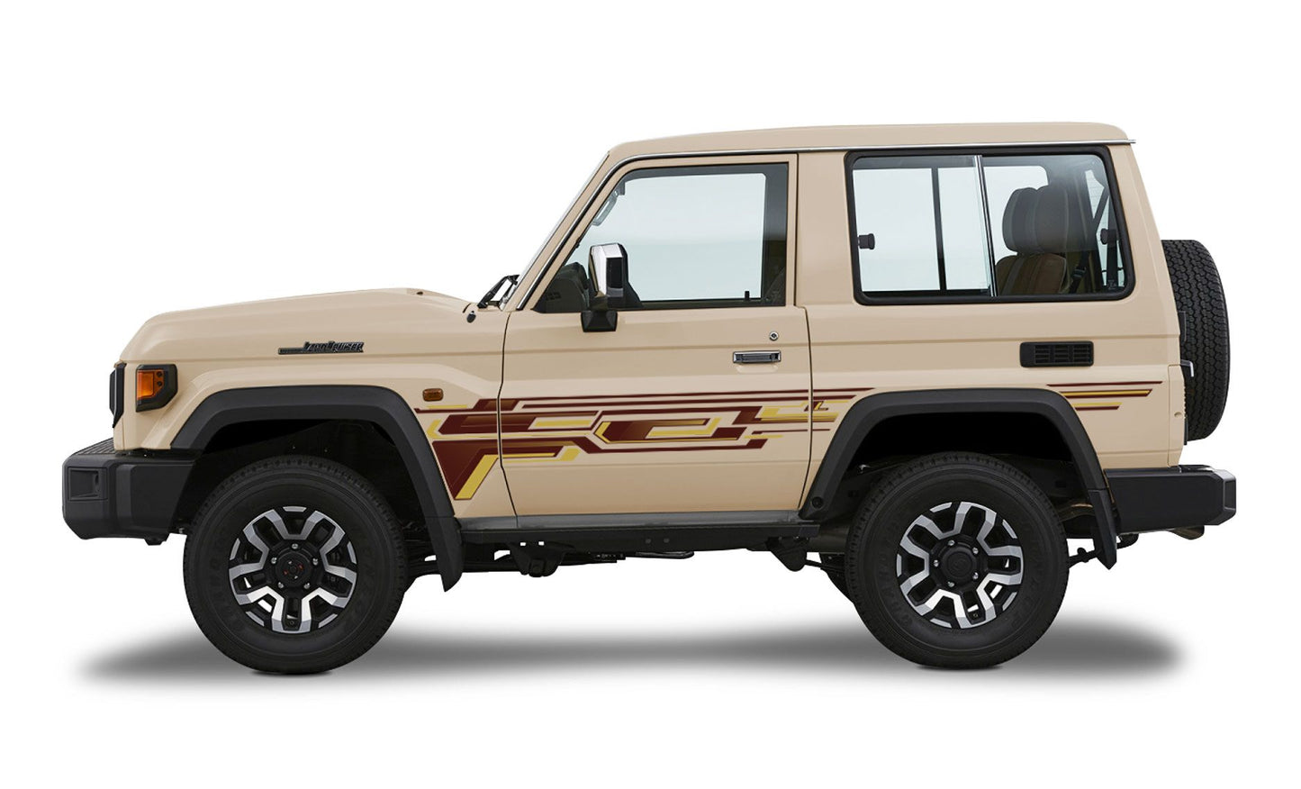 70 Series Land Cruiser Decal Body Stripe Kit (Doha) -  71 Series (2023-)