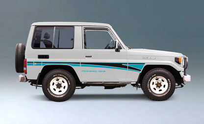 70 Series Land Cruiser Decal Body Stripe Kit (Narrabri) -  71 Series/Bundera (1984–)
