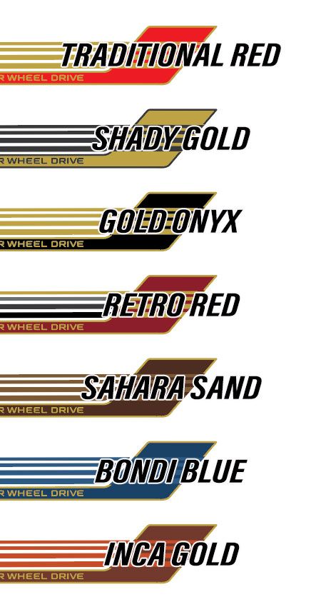 78 Series Decal Body Stripe Kit (Townsville)