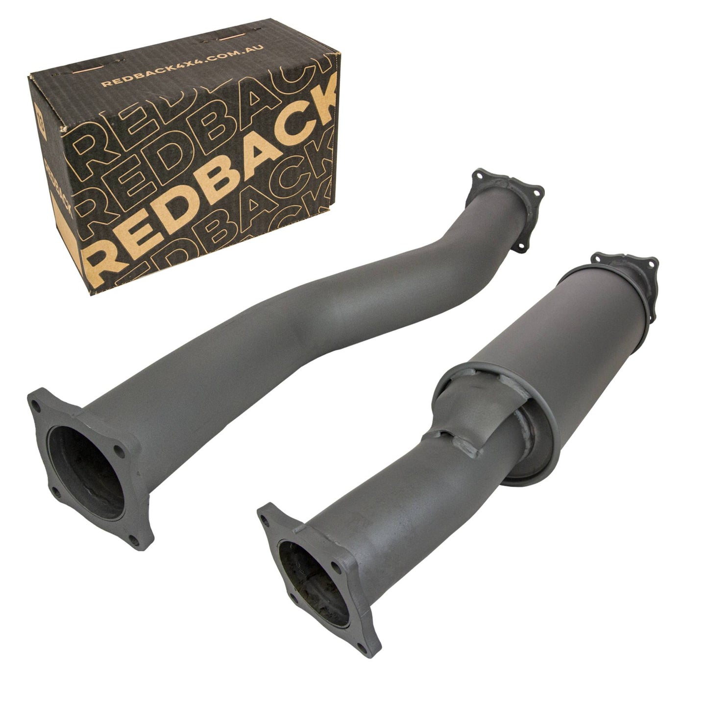 Toyota Land Cruiser Redback Extreme Duty Exhaust for Toyota Landcruiser 76 Series Wagon with Auxiliary Fuel Tank (01/2007 - 10/2016)
