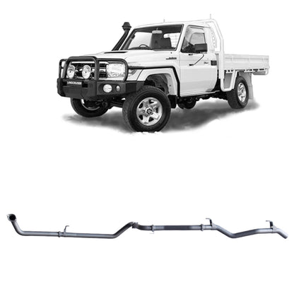 Toyota Land Cruiser Redback Extreme Duty Exhaust for Toyota Landcruiser 79 Series 4.2L TD (01/2001 - 01/2007)